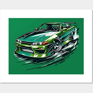 Nissan Silvia S14 Posters and Art